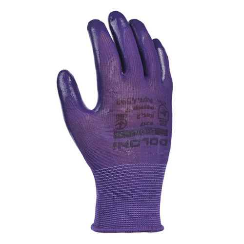 Рабочие перчатки DOLONI 4593 D-OIL с нитриловым обливом размер 7